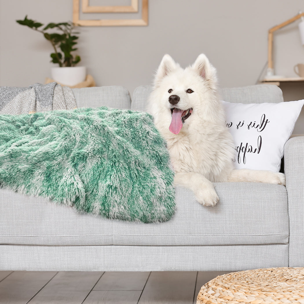 PaWz Dog Blanket Pet Cat Mat Puppy Warm Soft Plush Washable Reusable Large Teal